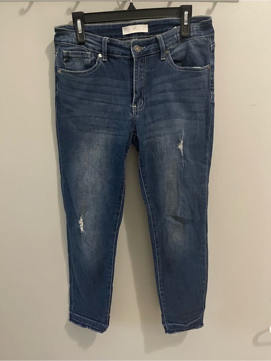 KanCan Denim - KanCan Dark Wash‎ Distressed Cropped Ankle Jeans11/29